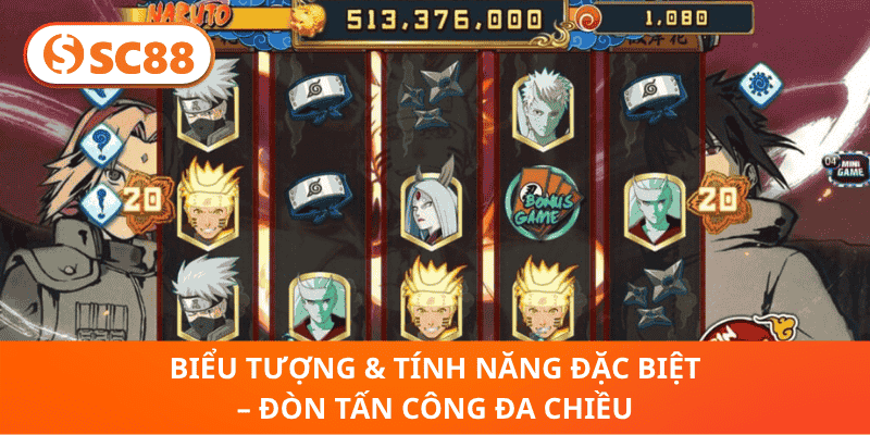 Biểu Tượng & Tính Năng Đặc Biệt – Đòn Tấn Công Đa Chiều