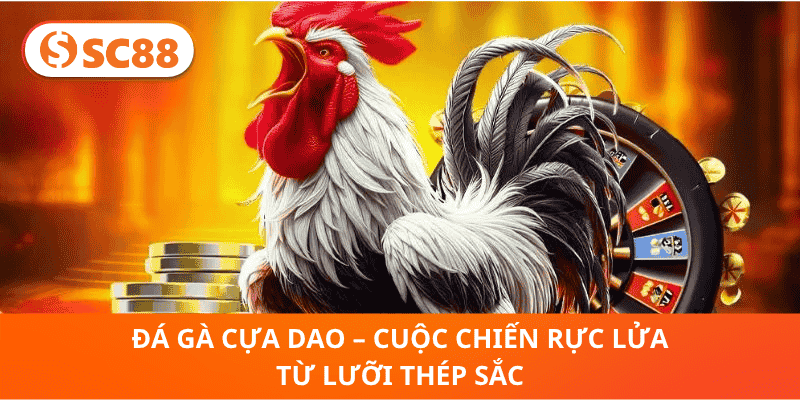Đá Gà Cựa Dao – Cuộc Chiến Rực Lửa Từ Lưỡi Thép Sắc