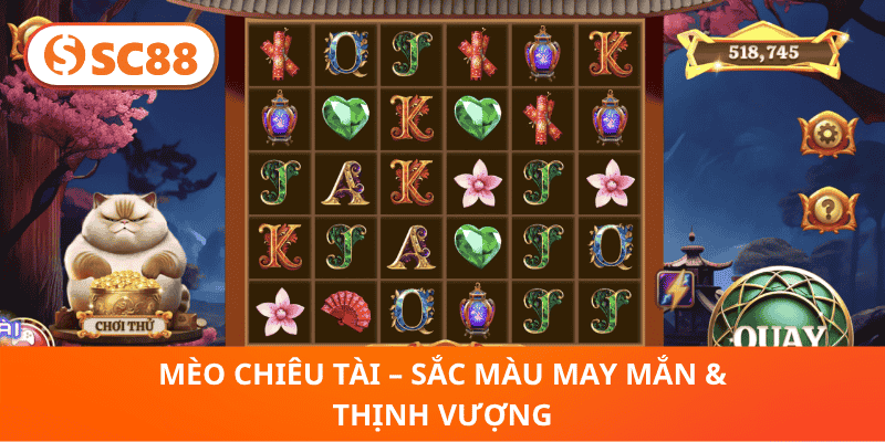 Mèo Chiêu Tài – Sắc Màu May Mắn & Thịnh Vượng